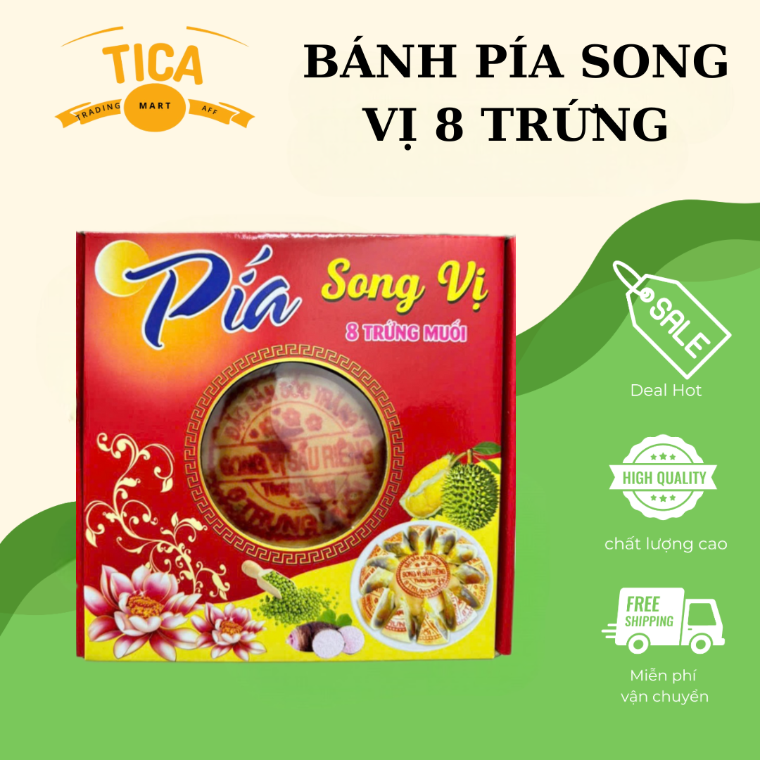 Bánh Pía Song Vị 8 Trứng Siêu Ngon - Tica Mart
