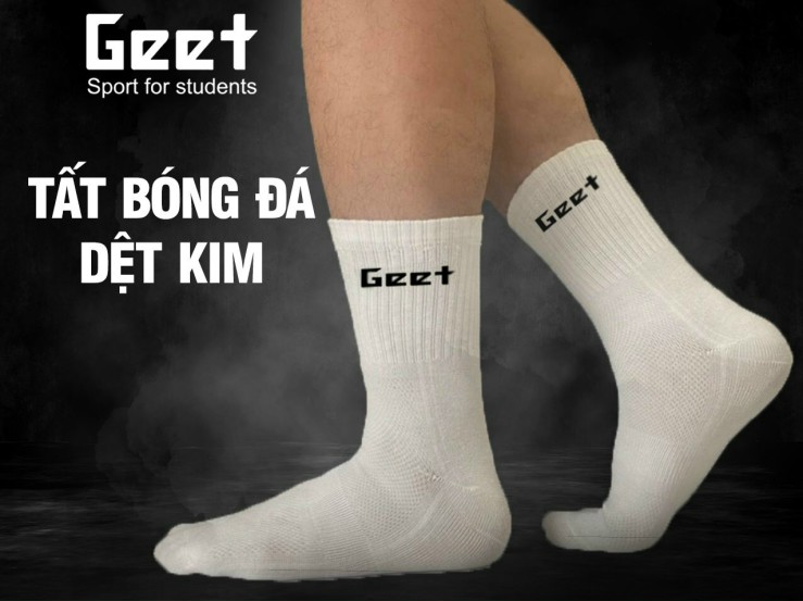 Tất bóng đá dệt Kim chính hãng Geet.