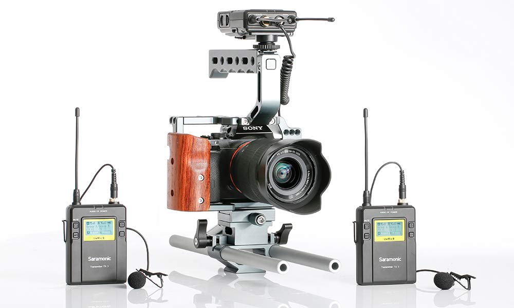 Saramonic uwmic9 kit2 - micro không dây uhf cho máy ảnh, máy quay