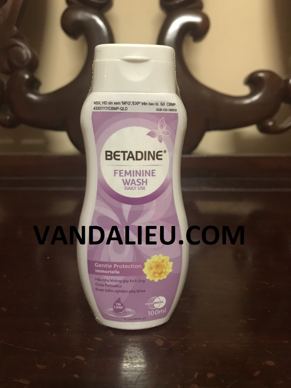 BETADINE FEMININE WASH 100ML. DUNG DỊCH VỆ SINH PHỤ NỮ HÀNG NGÀY BẢO VỆ DỊU NHẸ.