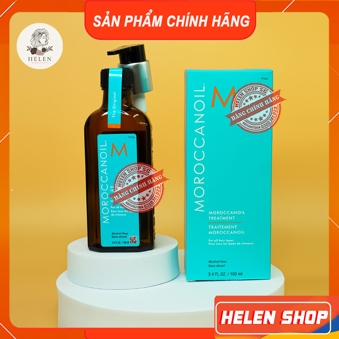 Tinh dầu moroccanoil treatment 100ml chăm sóc tóc, dưỡng ẩm, phục hồi tóc hư tổn