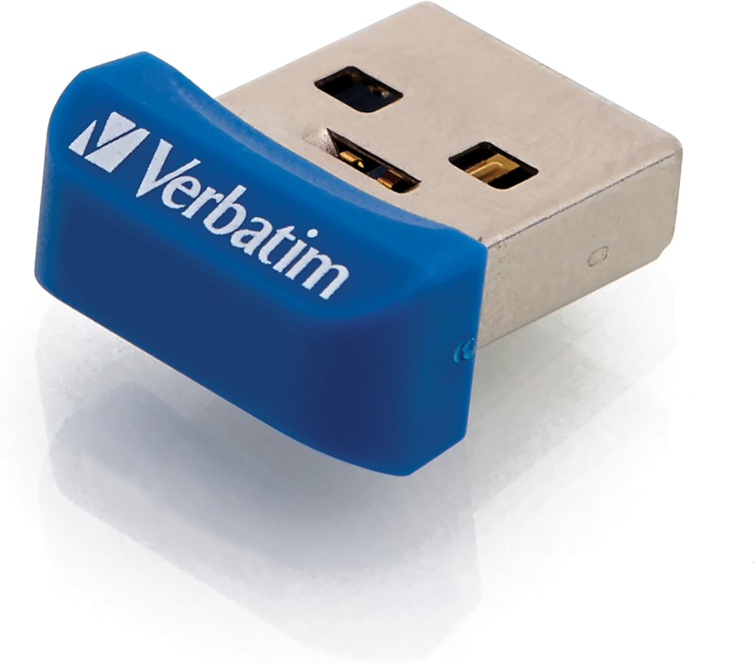 VERBATIM 64GB Store 'n' Stay Nano USB 3.2 Gen 1 ổ đĩa flash cấu hình thấp không cần snag-màu xanh dương