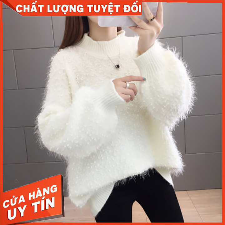 Áo Len Nữ Form Rộng Phong Cách Hàn Quốc Chất Đẹp