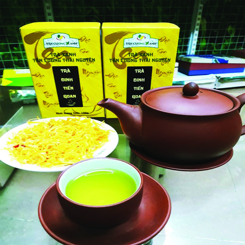 Chè thái nguyên đinh tân cương thái nguyên tôm nõn đặc biệt