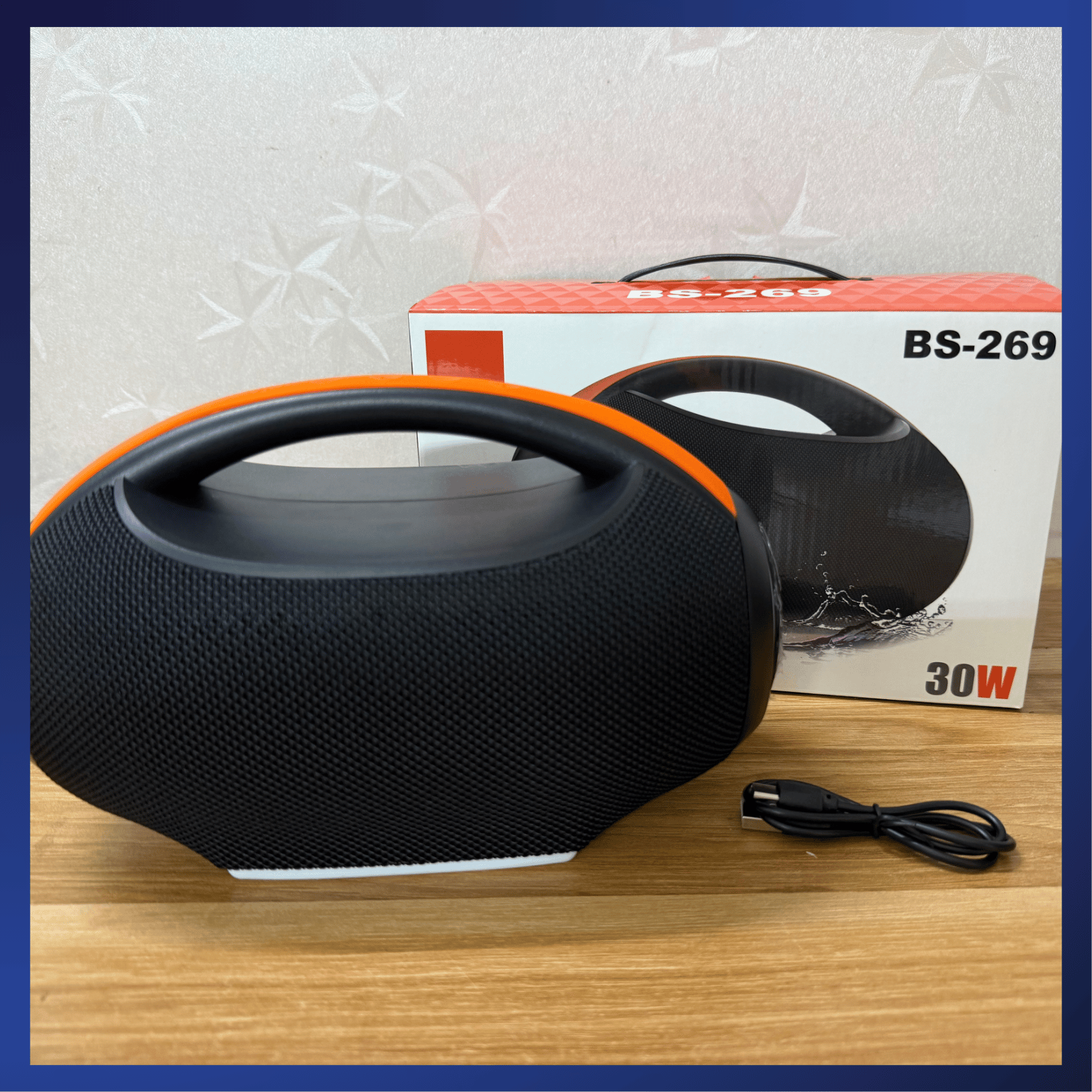 Loa bluetooth bs-269 âm thanh chuẩn, đèn led theo nhạc cực đẹp, giá tốt - bảo hành 1 đổi 1