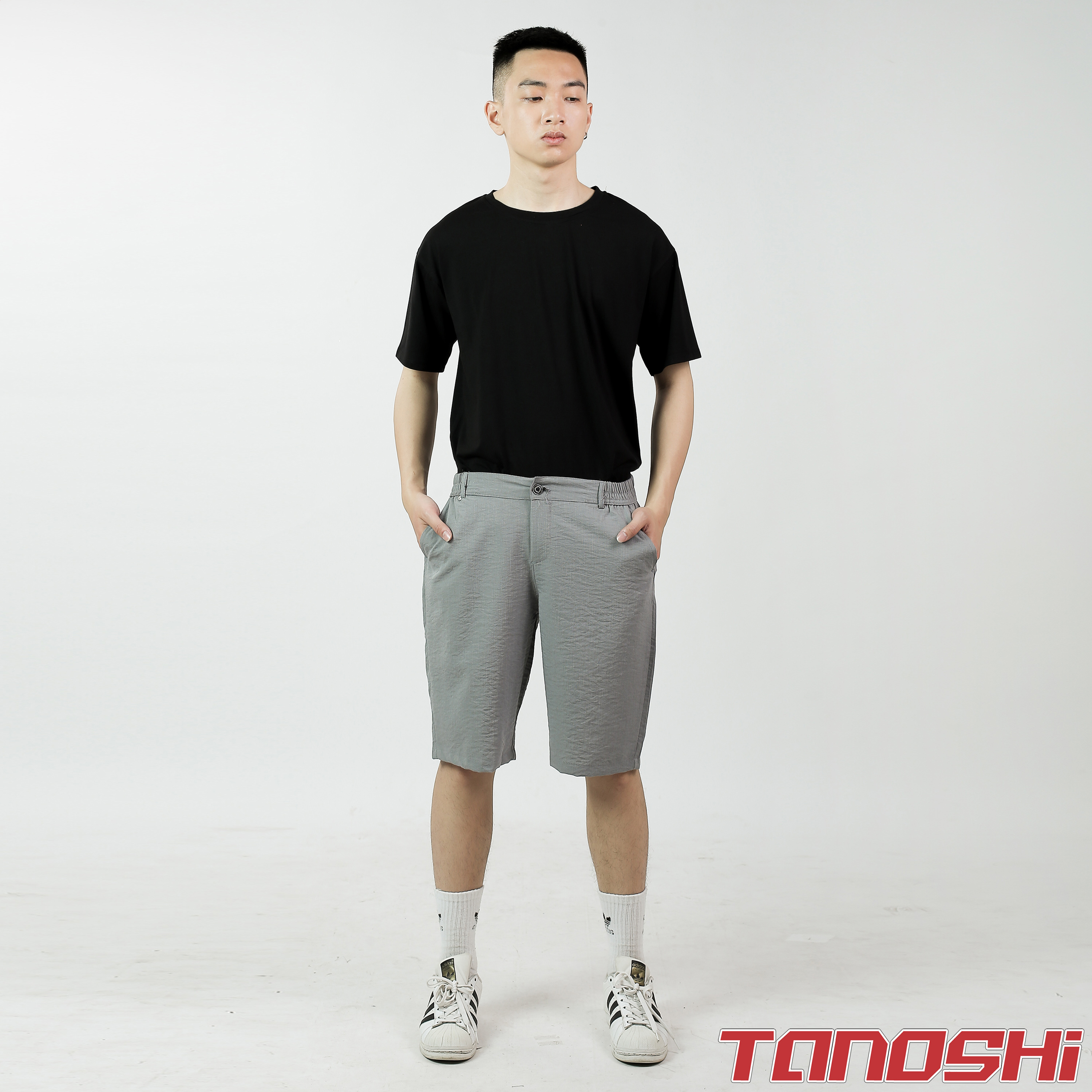 Tanoshi-quần short đũi nam - quần đũi ngố nam siêu mát - qn02