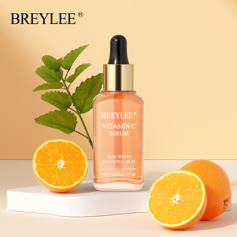 BREYLEE Facial Serum Vitamin C 17ml Serum Dưỡng Da Làm Trắng Se Khít Lỗ Chân Lông Serum Dưỡng Da Balance Dưỡng ẩm for Face Women Men Beauty Skincare