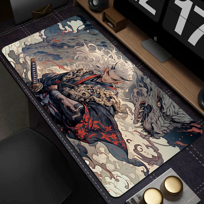 Anime lớn Chuột chơi game pad máy tính xách tay cao su máy tính Mousepad gamer HD in chuột Mat văn phòng Khóa Cạnh bàn Mat accessories8889