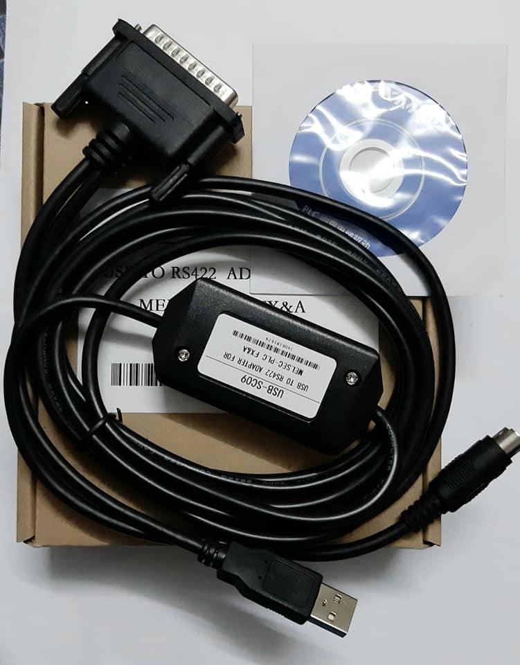 [HCM]Cáp lập trình USB-SC09 cho PLC Mitsubishi FX và A