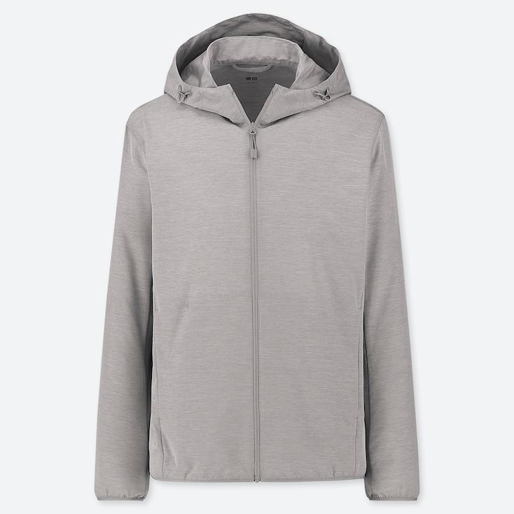 [HCM]Áo chống nắng Uniqlo Nam Vải Dù Màu 03 GRAY( Hàng nội đại nhật)