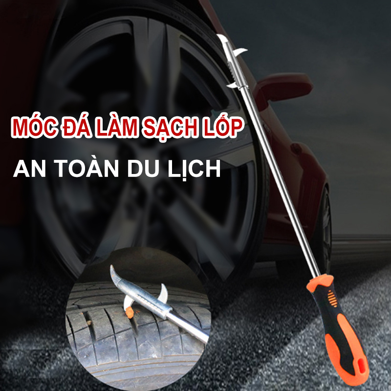 [HCM]Móc rửa lốp ô tô dụng cụ cạo đá dụng cụ làm sạch lốp