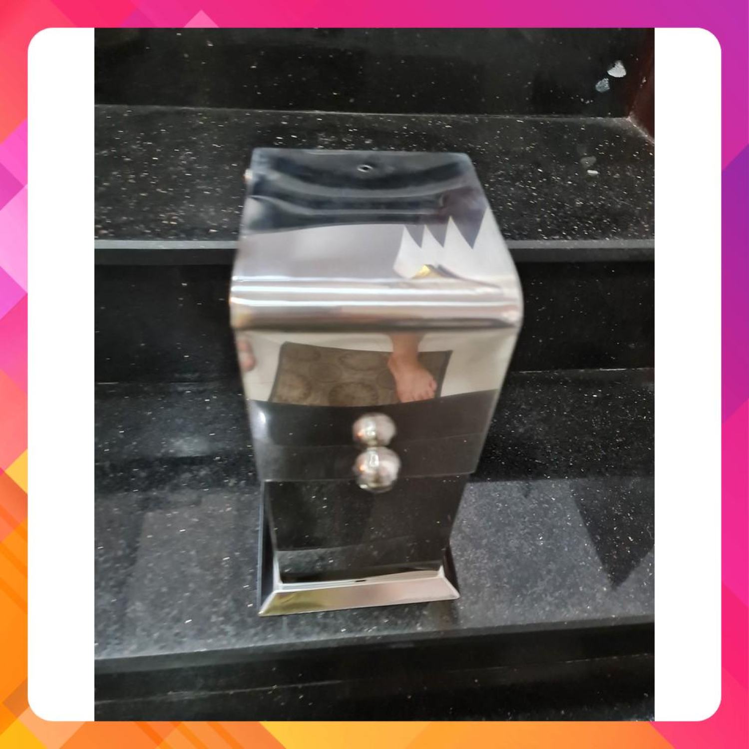 Ống đũa có nắp đậy inox 304 Cao cấp