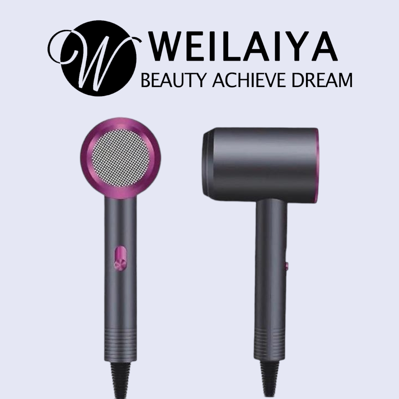 [Chính hãng] Máy sấy tóc cao cấp Weilaiya công suất lớn 1800w 3 chế độ gió