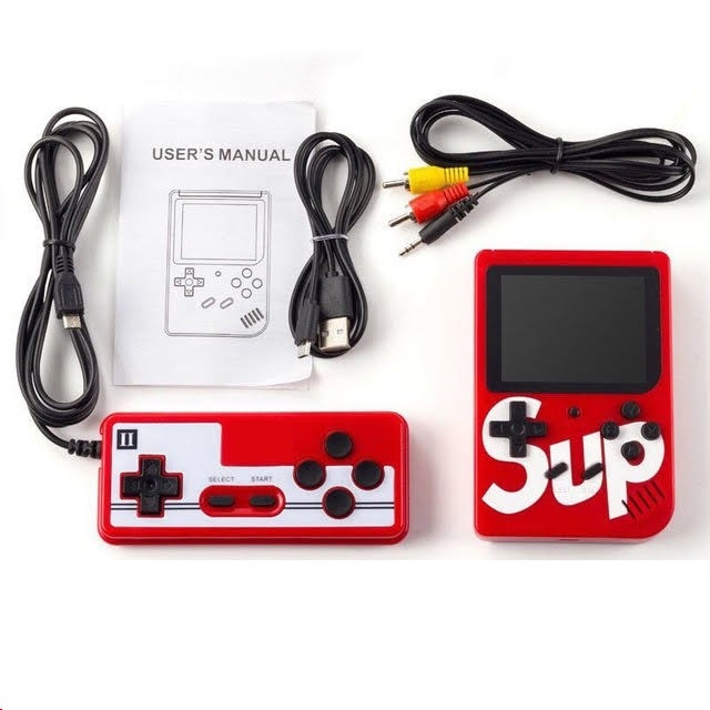 Máy chơi game 4 nút cầm tay | supgame box 400 in 1 cho 2 người chơi