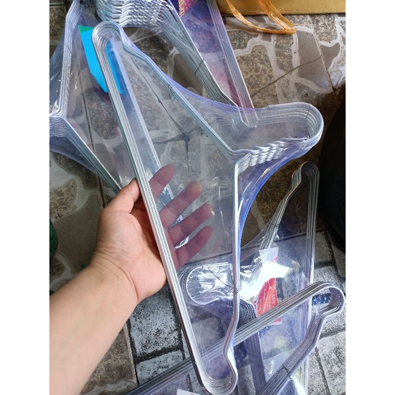 COMBO 50 MÓC NHÔM NGƯỜI LỚN KÍCH CỠ 40CM RỘNG 21CM, MÓC NHÔM PHƠI QUẦN ÁO