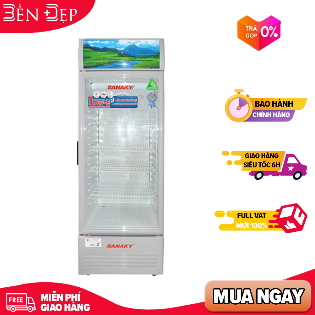 Tủ mát sanaky 290 lít tm.vh358kl