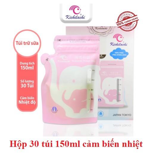 Hộp 50 túi trữ sữa Kichilachi hình Voi