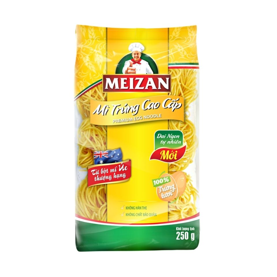 Mì trứng meizan 250g