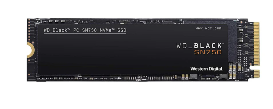 SSD Western Digital Black SN750 PCIe Gen3 x4 NVMe M.2 500GB WDS500G3X0C