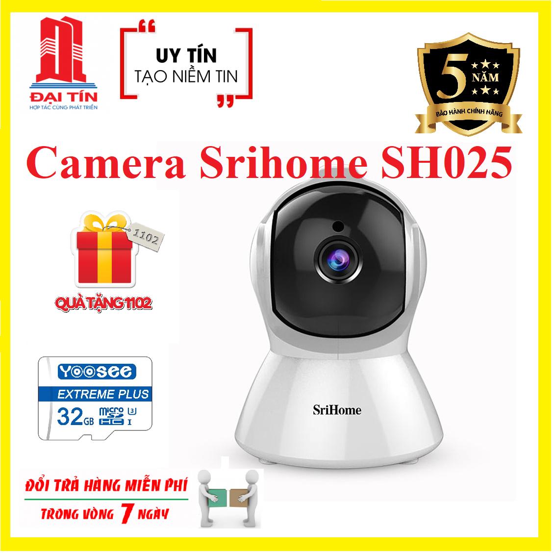 Camera ip srihome sh025 2.0mpx kết nối wifi