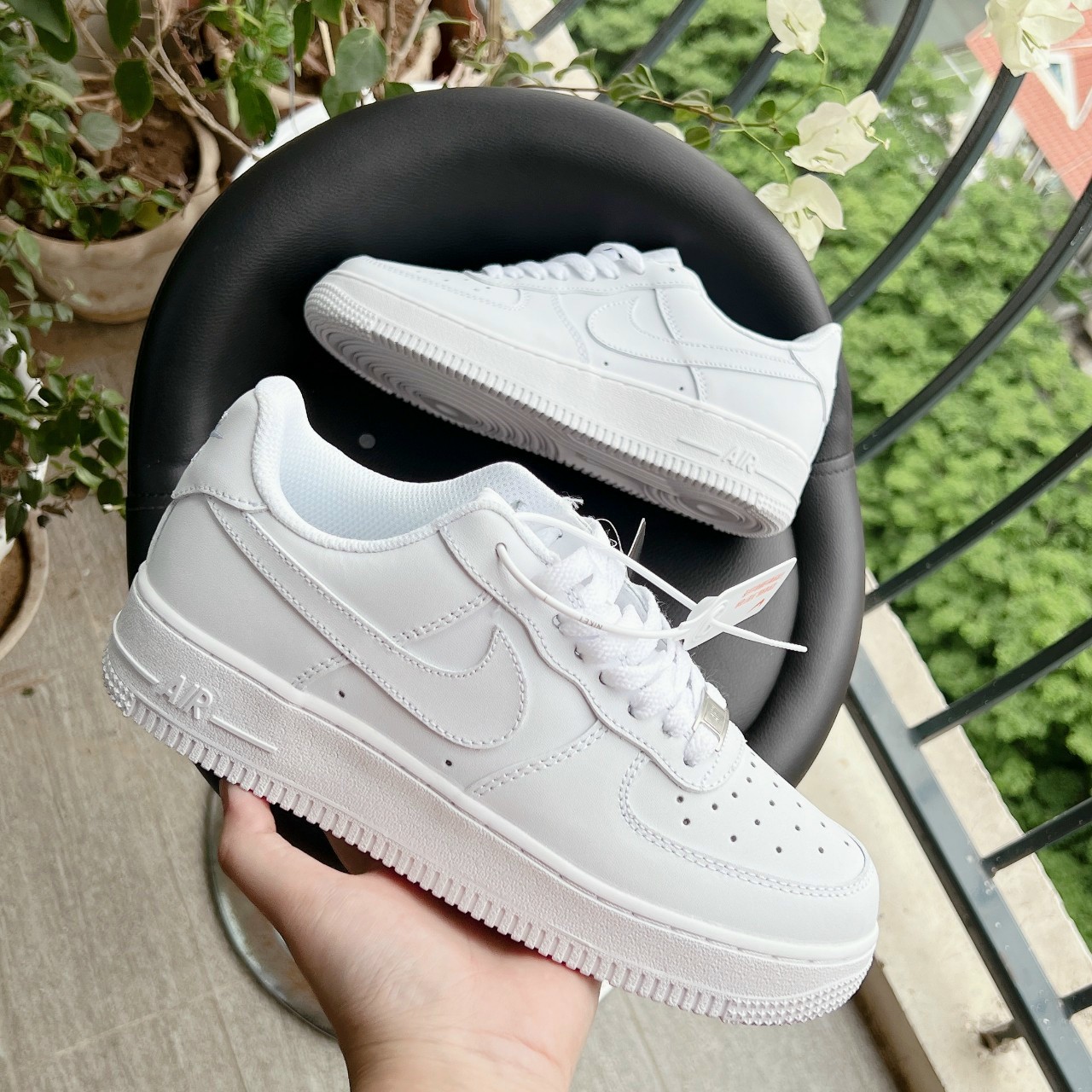Giày Air Force 1 Low All White, giày thể thao