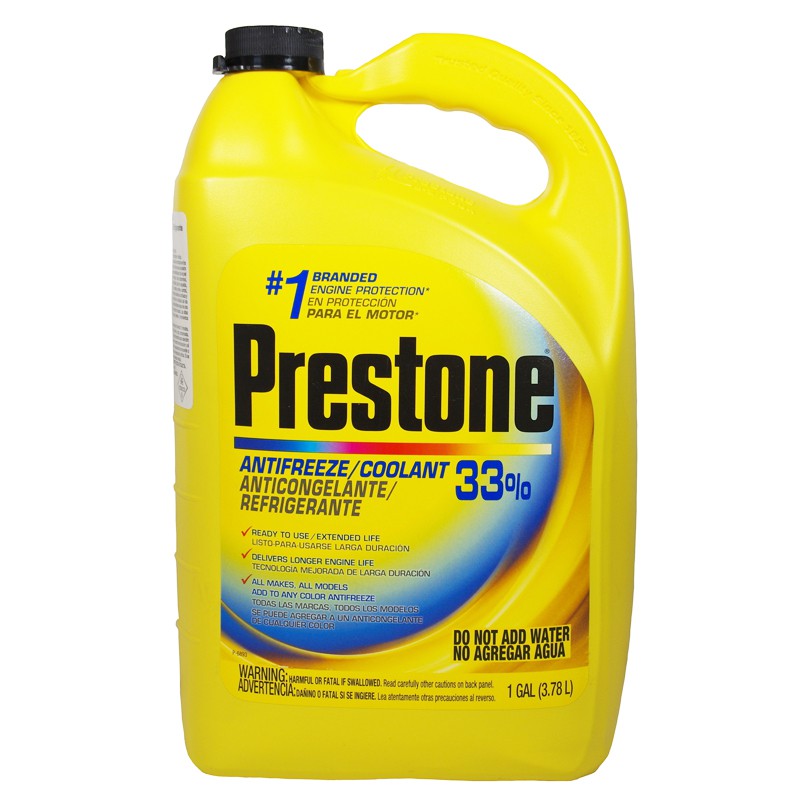 Nước giải nhiệt động cơ xanh Prestone Antifreeze Coolant AF2033 - 1GAL (3.78 Lít) - Giải nhiệt 33%