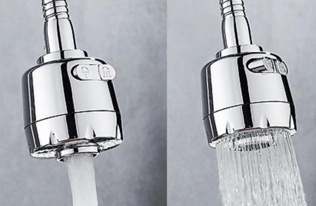 Đầu vòi rửa bát tăng áp lực nước 2 chế độ phun