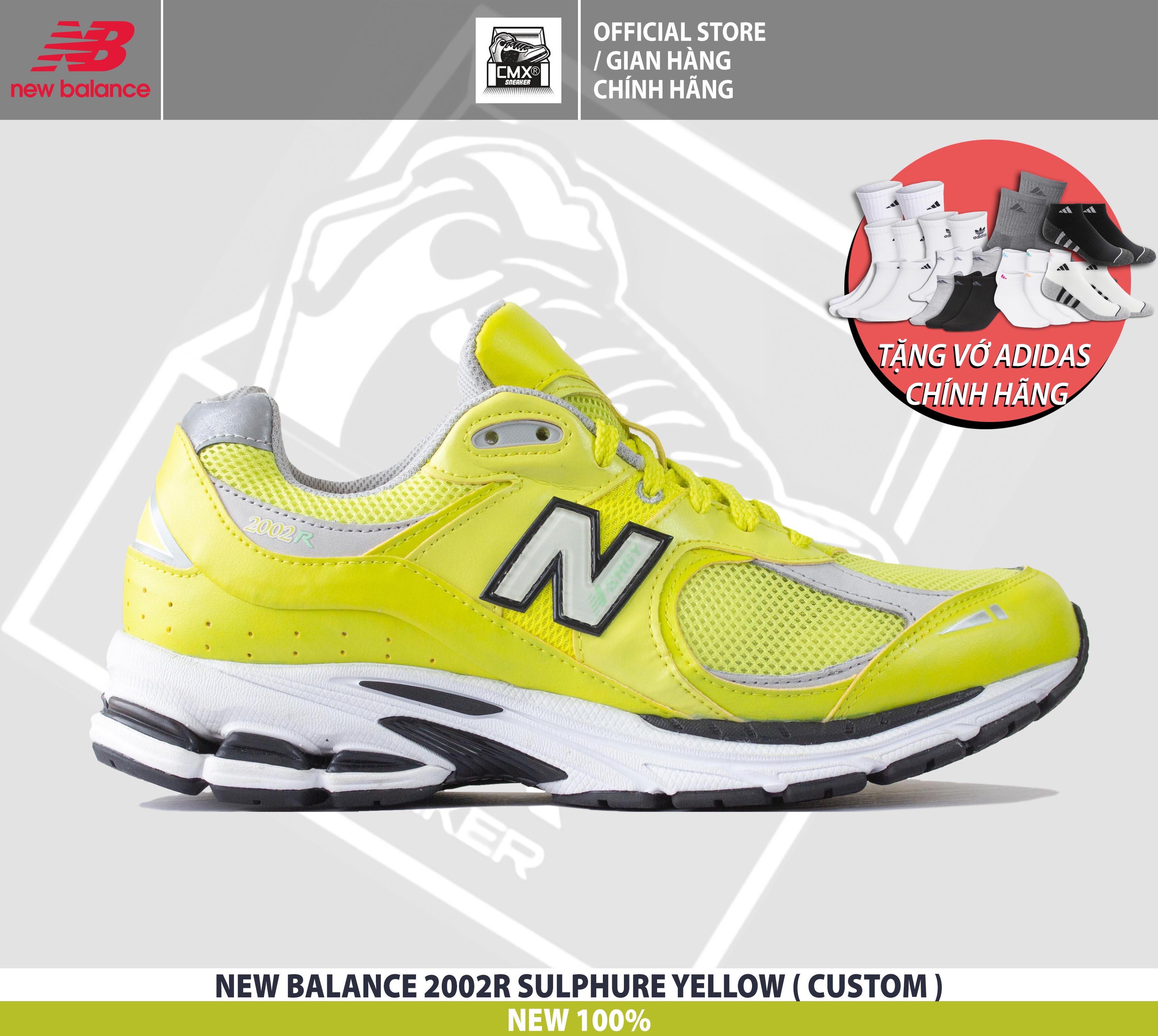 😘 giày new balance 2002r green light - authentic 100%