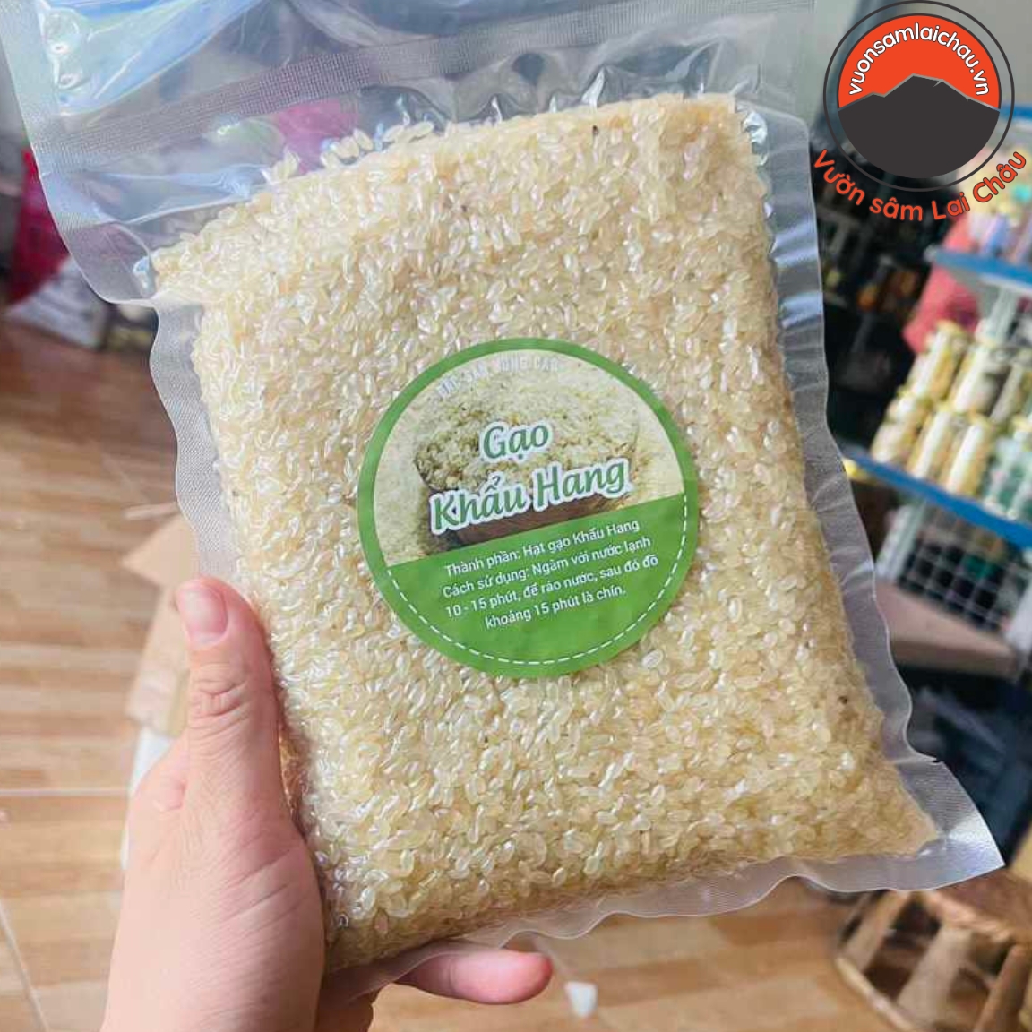 Gạo nếp khẩu hang Tú Lệ chính gốc (1kg), đặc sản gạo nếp non Yên Bái, gạo nếp nương Tú Lệ, nếp nương Điện Biên Tây Bắc