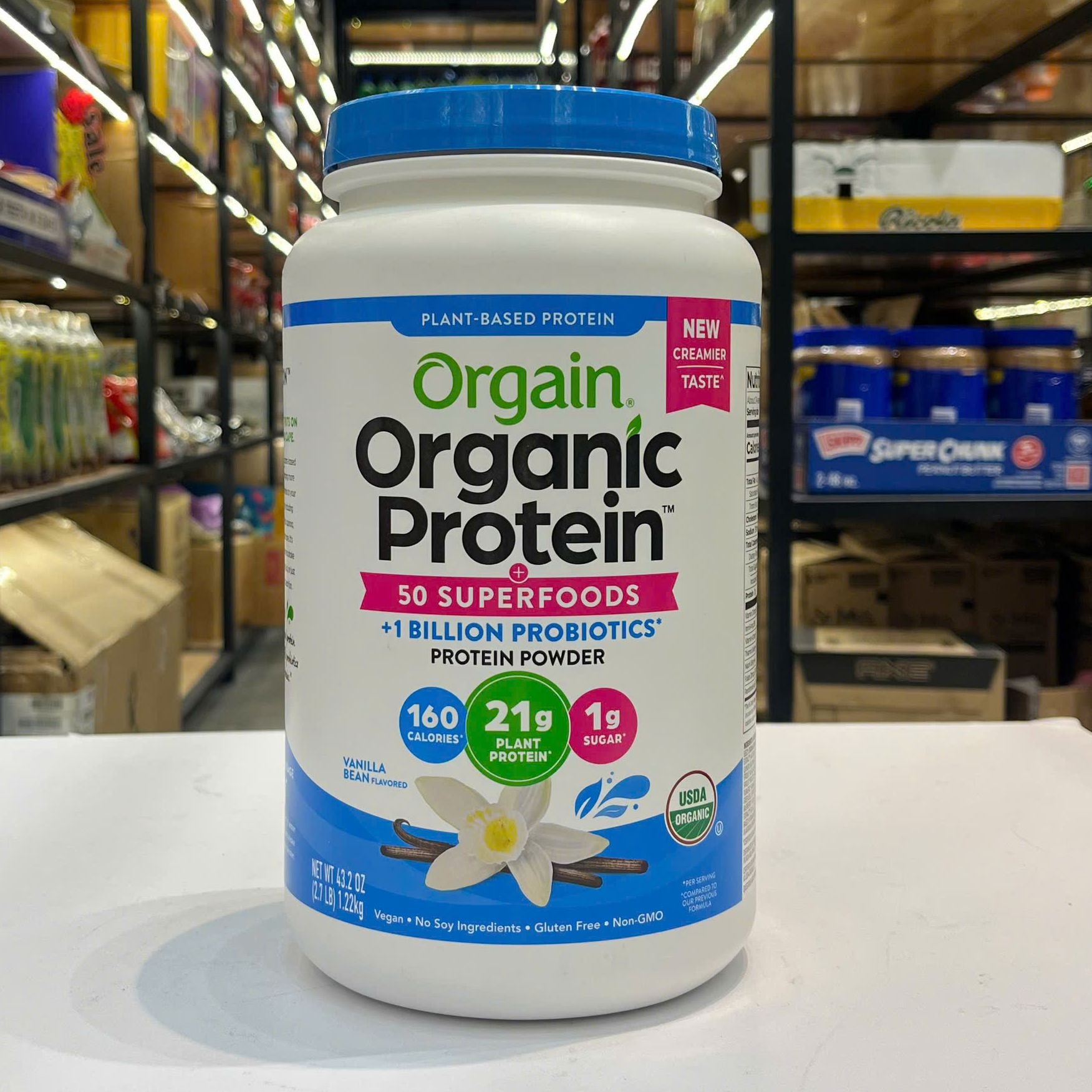  Bột Đạm Orgain Organic Protein 50 Superfoods Hàng Nhập Mỹ Thực Vật Hữu Cơ Hỗ Trợ Phục Hồi Cơ Bắp Tăng Cường Miễn Dịch 