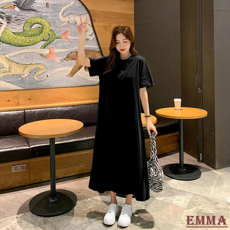 Đầm big size form rộng nữ, over size che khuyết điểm