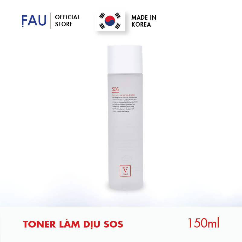 – Toner làm dịu, giảm đỏ và phục hồi da