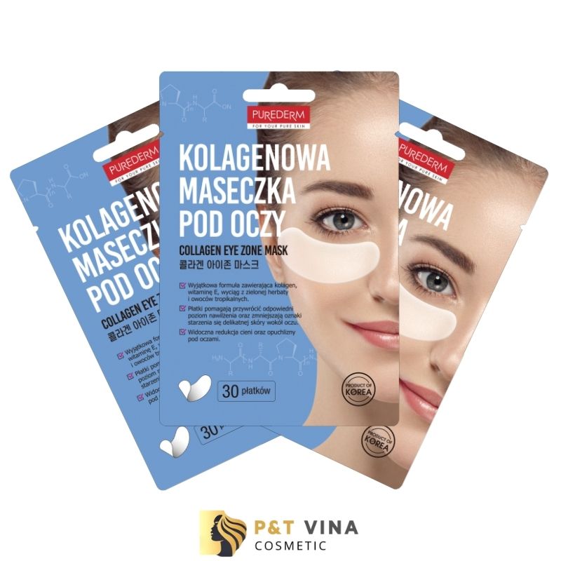 Mặt Nạ Dưỡng Mắt Collagen 30 Sheet - Purederm