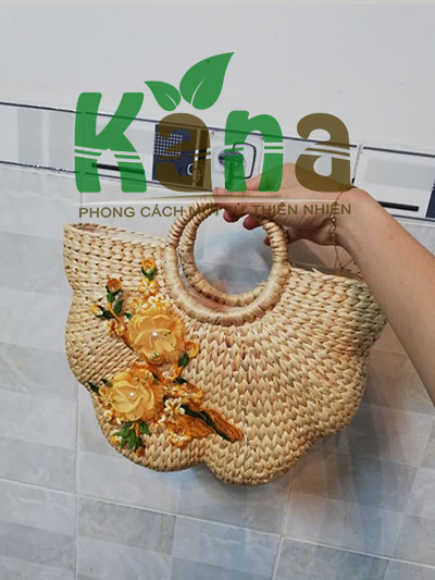 Giỏ xách lục bình lá sen