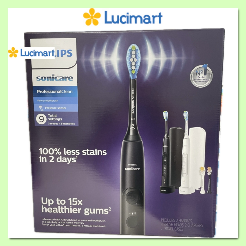  Bàn chải điện Philips Sonicare 6100 Professional Clean mẫu mới 