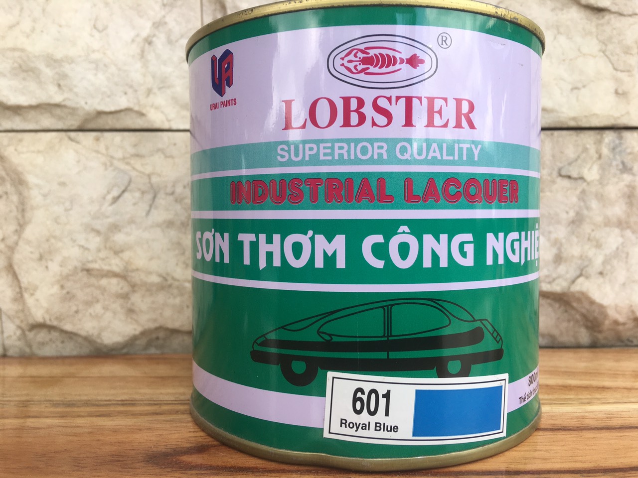 Sơn  thơm công nghiệp LOBSTER màu xanh  da trời lon 800ml