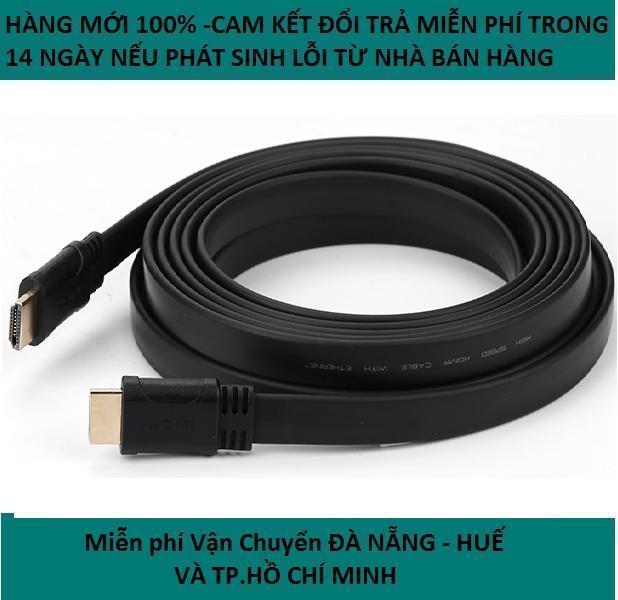 [HCM]Dây cáp 2 đầu HDMI Full HD 3m (Đen)-Dây HDMI 3M dẹt