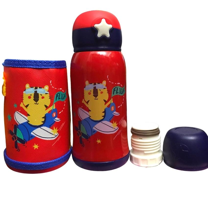 Bình đựng nước cho bé yêu có ống hút giữ nhiệt cho bé trai, bé gái -BGND