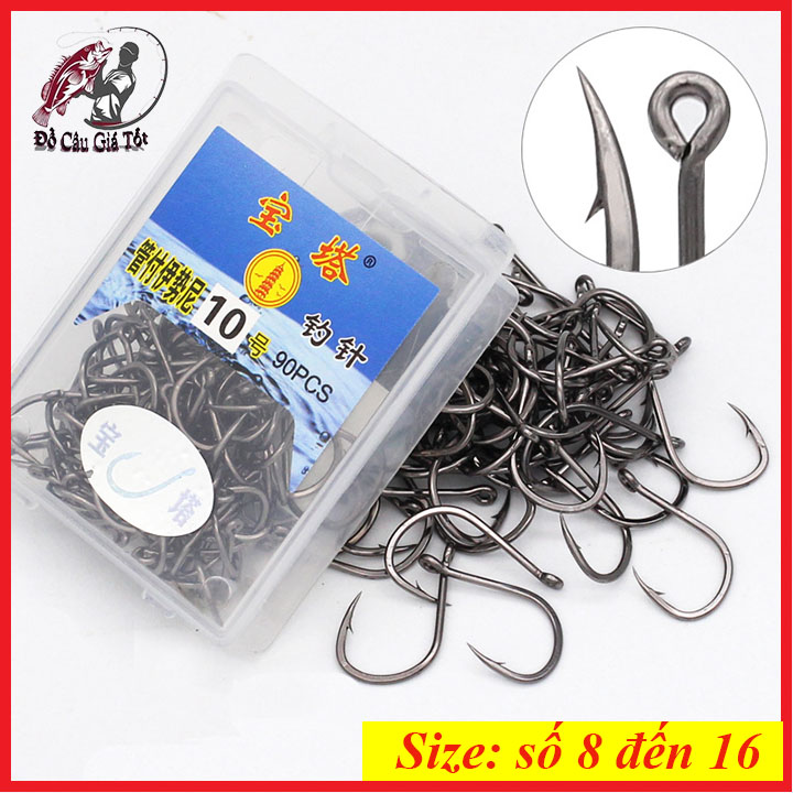 [Chất Lượng] Lưỡi Câu Đơn Lưỡi Câu Đài Lưỡi Câu Tháp Vàng Siêu Bén, Lưỡi Câu Cá Chép Rô Phi - Đồ Câu Giá Tốt