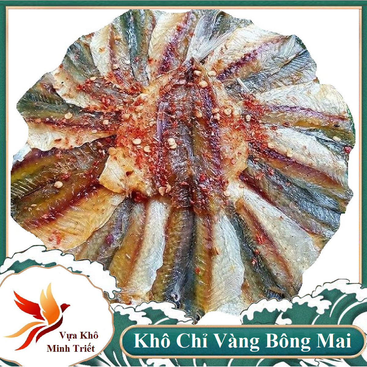 Khô Cá Chỉ Vàng Hoa Mai-vị mặn ngọt, vừa ăn, dễ chế biến- Vựa Khô Minh Triết