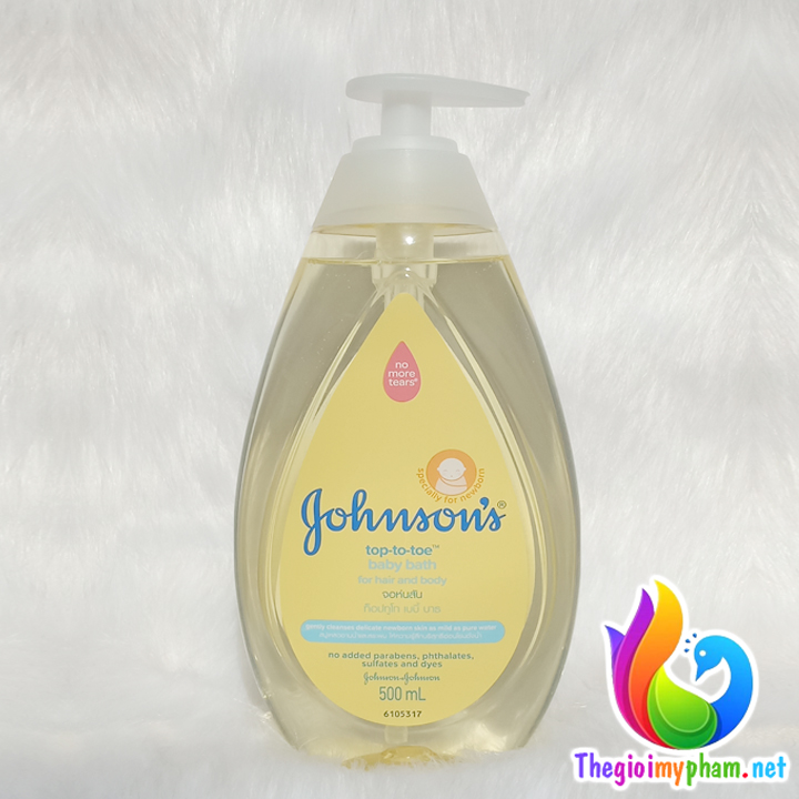 Tắm Gội Johnson Baby 500ml - Mẫu Mới