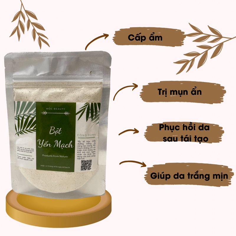 Bột yến mạch đắp mặt giá sỉ 500gr