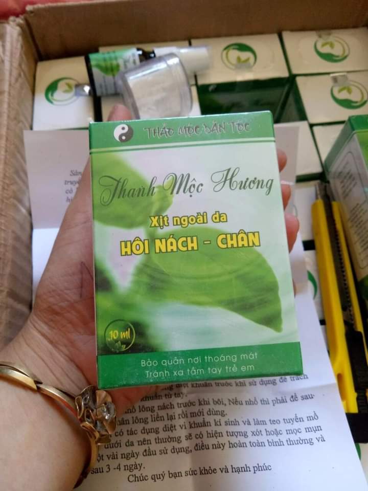 Thảo dược hôi nách nam thanh mộc hương 10ml