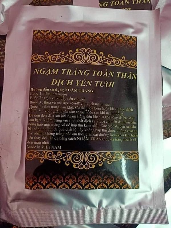 Ngậm trắng dịch yến tươi trắng hồng ngay lần đầu sử dụng