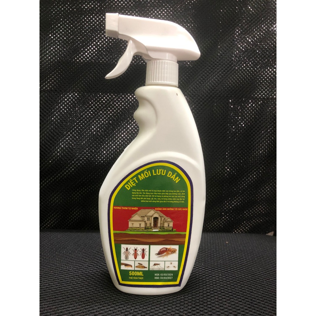 Chai xịt mối mọt siêu hiệu quả,diệt mối lưu dẫn chai 500ml kèm vòi xịt