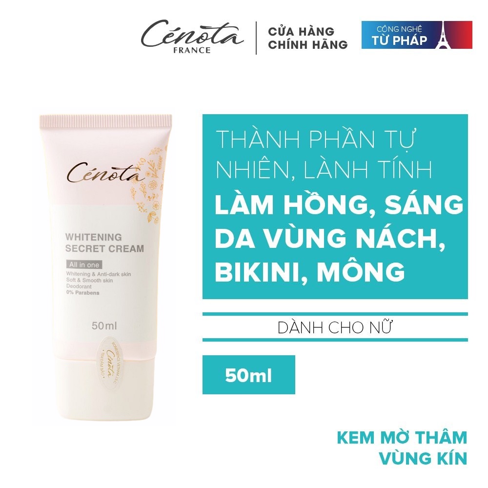 Kem mờ thâm vùng kín Cenota giảm Thâm nách Thâm mông Thâm do mụn