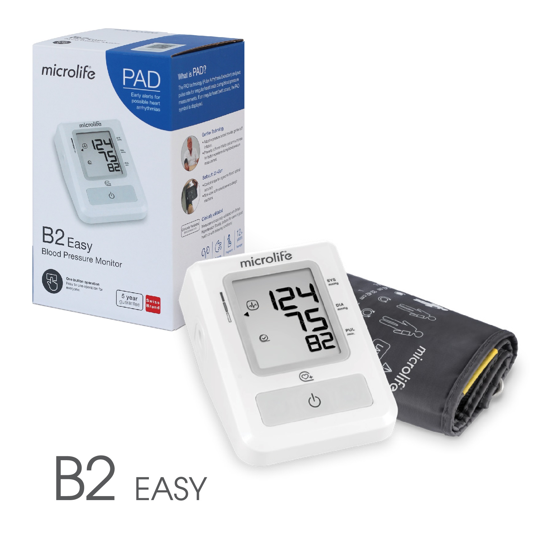 Máy đo huyết áp MICROLIFE BP B2 Easy thế hệ mới cho độ chính xác