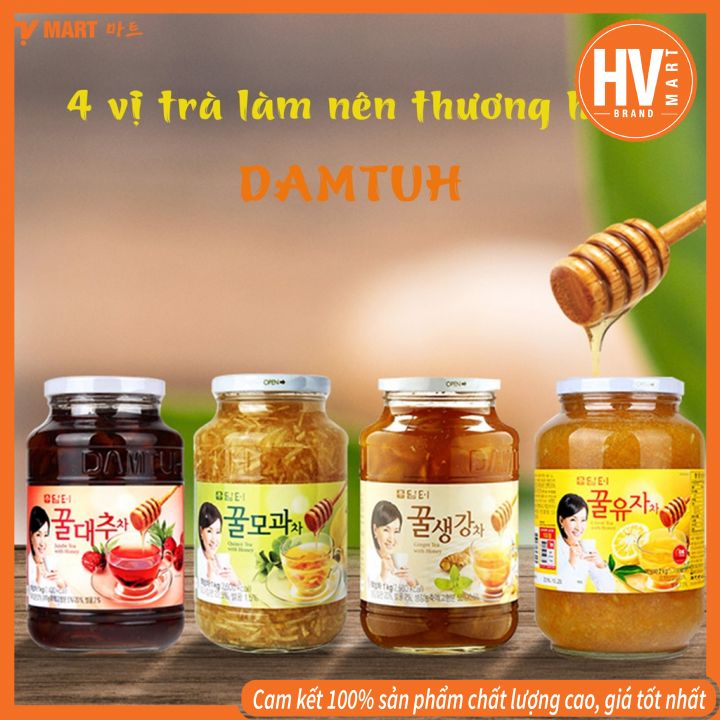 Trà táo đỏ mật ong hàn quốc damtuh 1kg