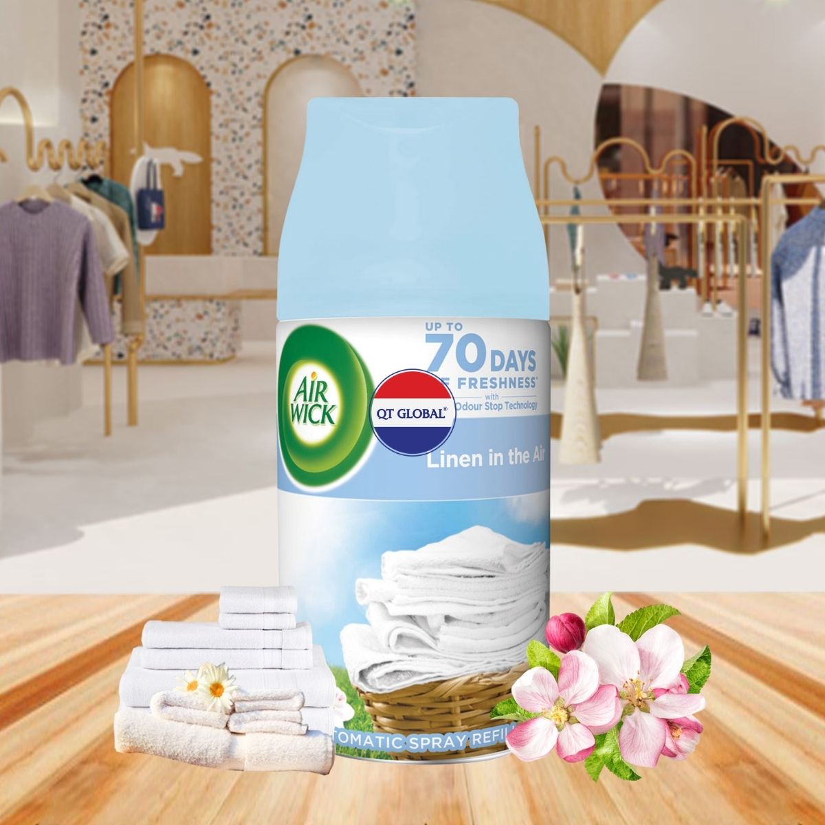 Tinh dầu nhập khẩu. bình xịt tinh dầu xông phòng thiên nhiên air wick 250ml. thơm phòng, khử mùi, tỏa hương tốt