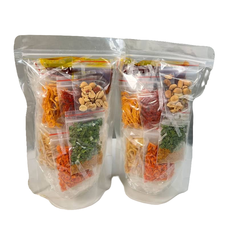 1 bịch bánh tráng trộn thập cẩm satế thơm ngon thấm vị